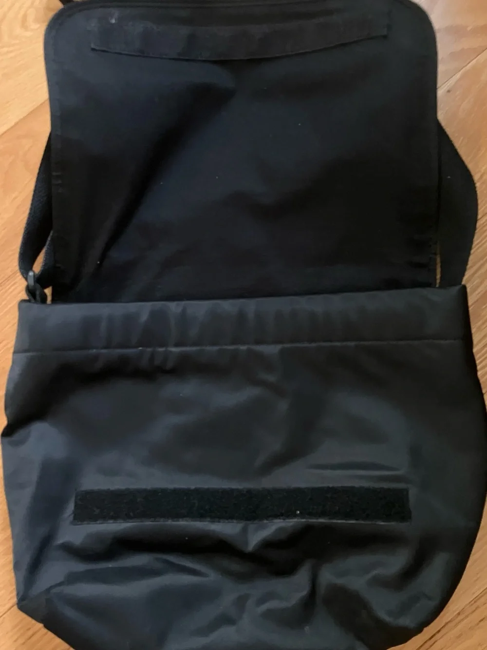 kate spade Black Nylon Messenger Bag with Adjustable Strap